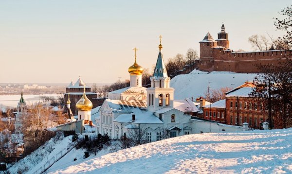 Нижний Новгород Кремль зимой