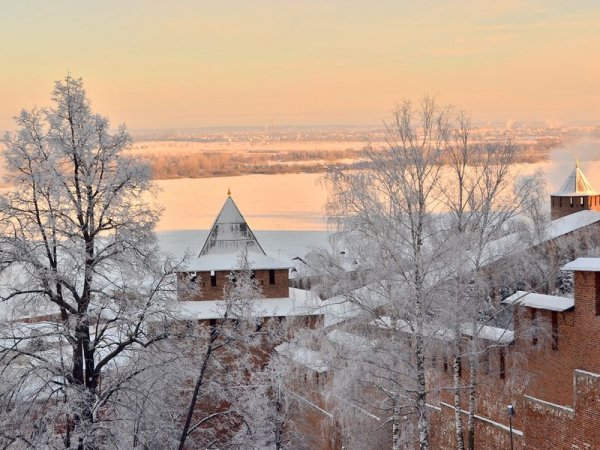 Морозное утро Нижний Новгород
