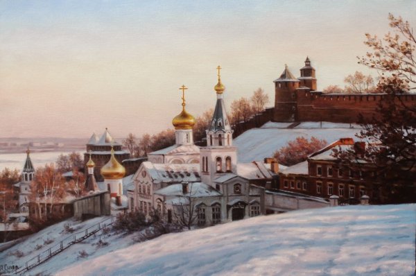 Новгородский Кремль Великий Новгород зима