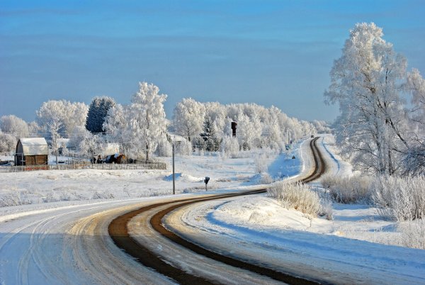 Зима пейзаж