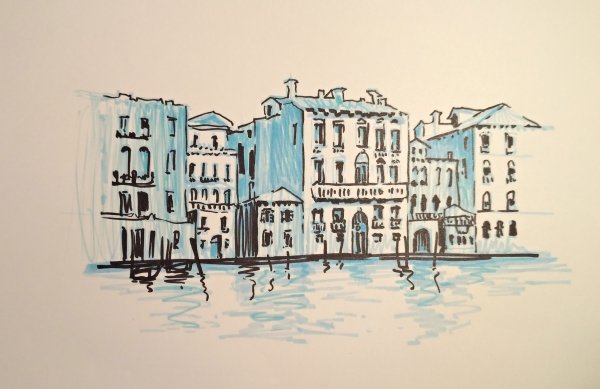 Город рисунок