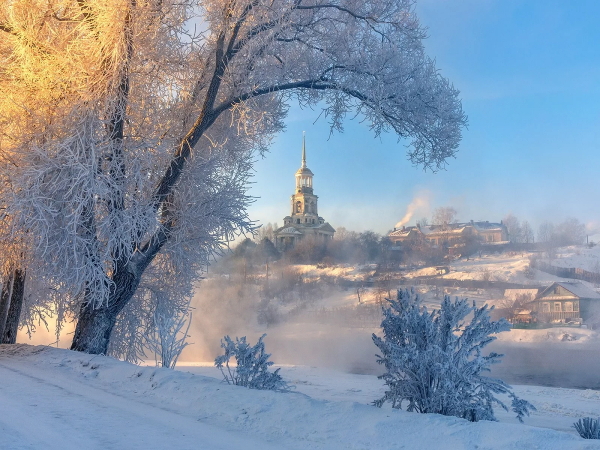 Тверская область зима