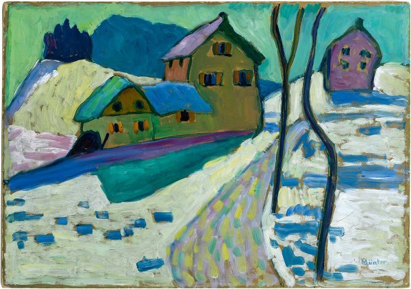 Василий Кандинский. Москва. Смоленский бульвар (1916)