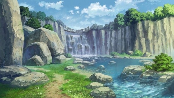 Наруто лес Конохи