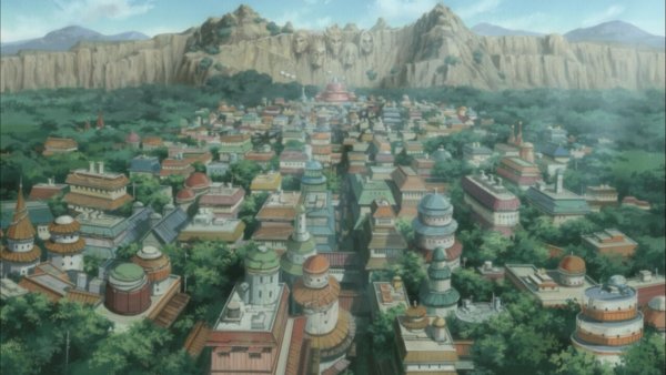 Деревня Коноха из Наруто