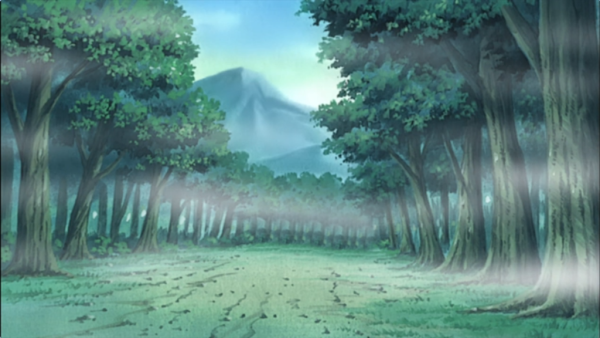 Наруто лес Конохи