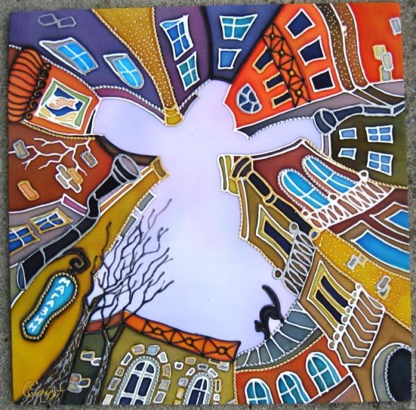 Декоративный пейзаж города