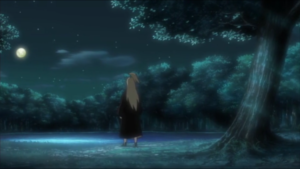 Наруто пейзажи ночь