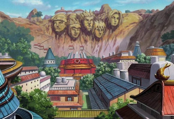 Наруто деревня Коноха