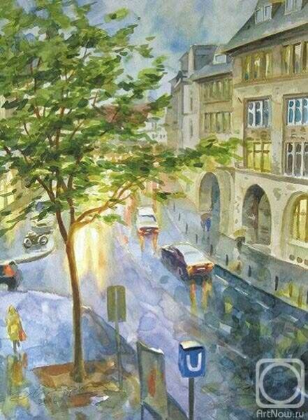 Красивый вид с крыши многоэтажки