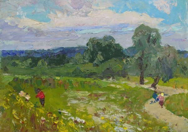 Советская живопись пейзаж