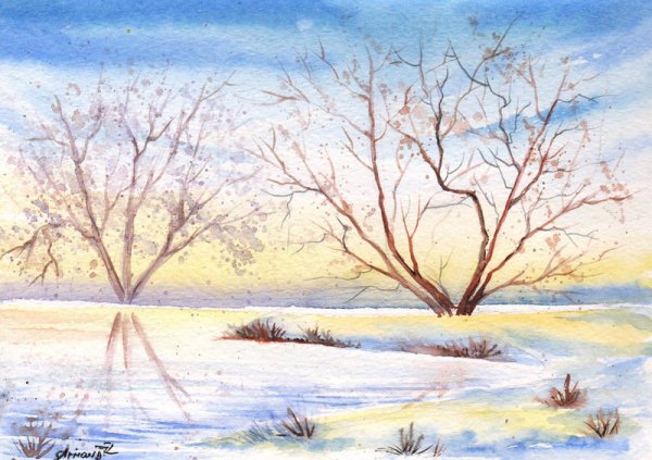 Пейзаж рисунок