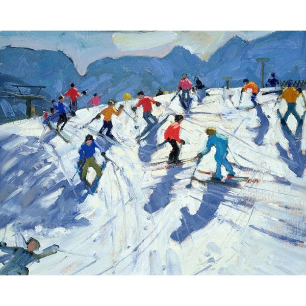 Лыжники в живописи