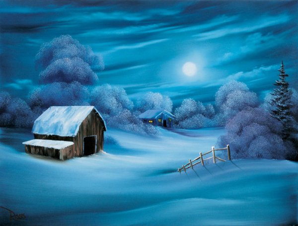 Боб Росс картины