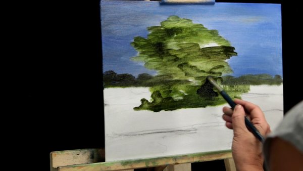 Игорь Сахаров пейзаж в стиле Моне