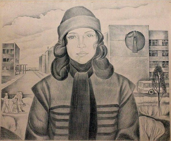 Городские пейзажи в живописи Павла Еськова