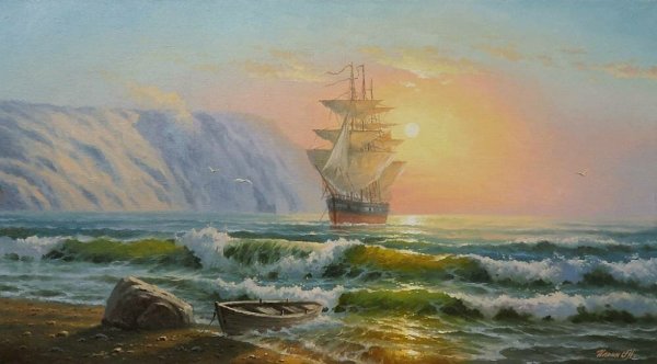 Художник маринист Максим Ильин