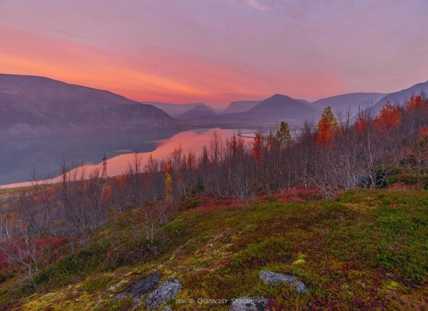 Кольский полуостров Хибины осень