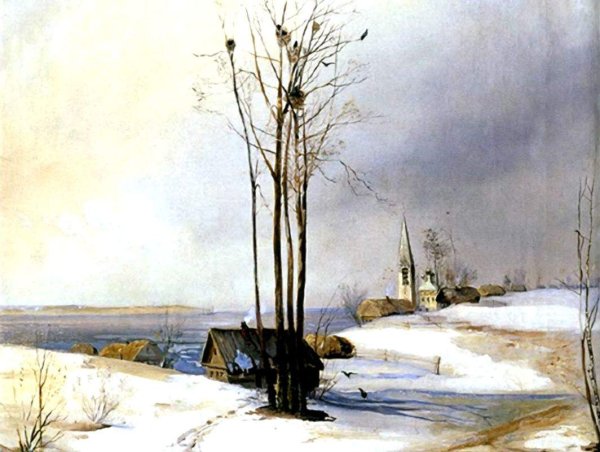 Алексей Кондратьевич Саврасов (1830-1897). Зима, 1873.