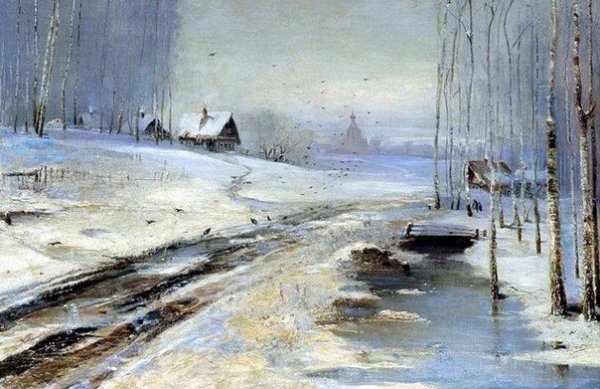 А.К.Саврасов «ранняя Весна». 1888