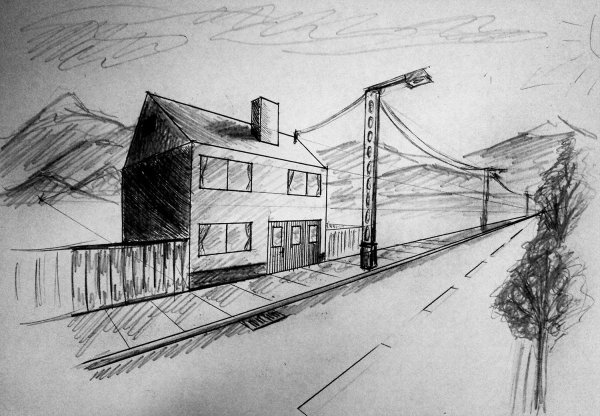 Угловая перспектива в живописи