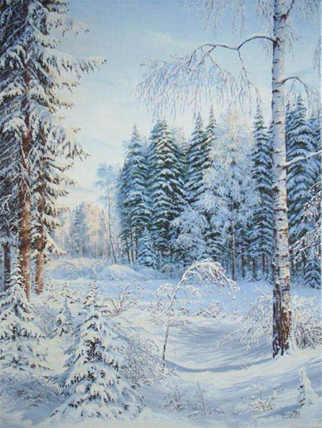 Зима вертикальные