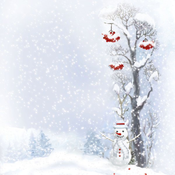 Снег рисунок