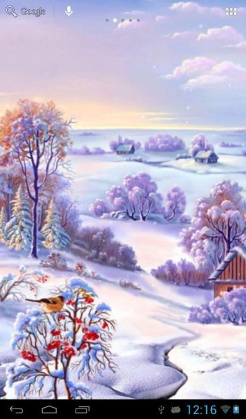 Картины зимней природы для детей