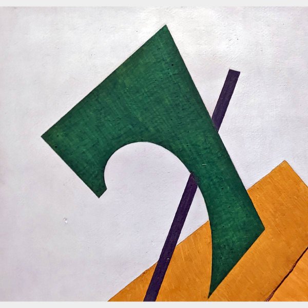 Иван клюн "пробегающий пейзаж" 1915