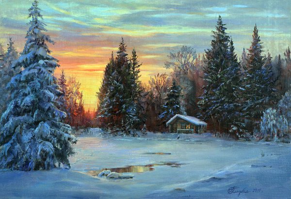 Художник - пейзажист Виталий Зайцев