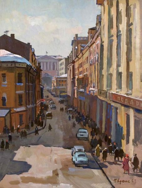 Художник Алексей Шалаев городской пейзаж