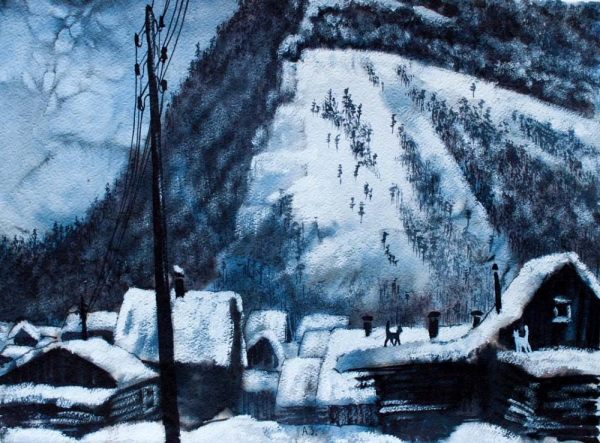 Художник Александр ветров офорт