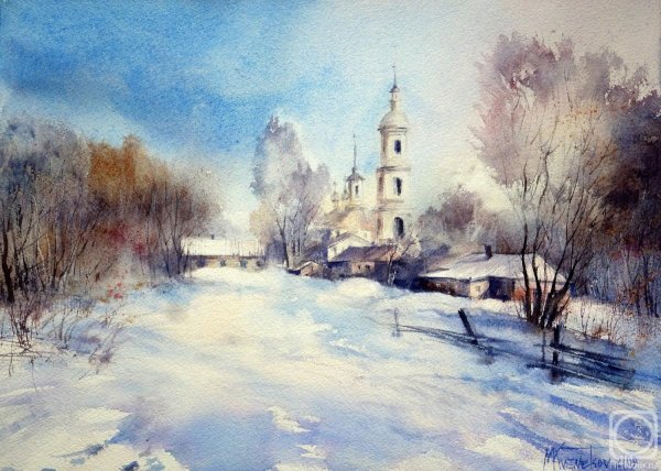 Зимние пейзажи художника Натальи Головиной