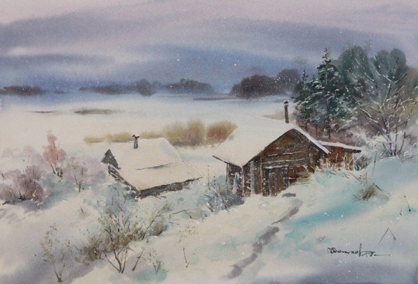 Зимние пейзажи Константина Головина