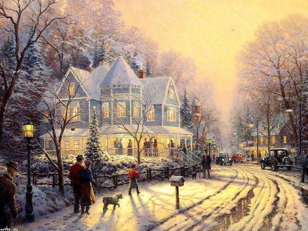 Новогодняя улица