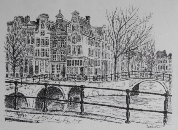 Монохромные картины города