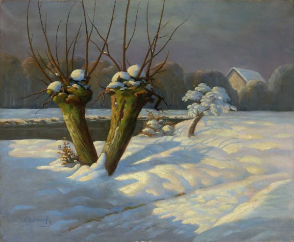 Борис Бессонов зимний пейзаж