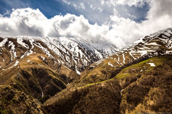 Ландшафт высокогорного Дагестана