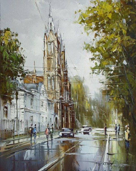 Архитектурные Наброски карандашом