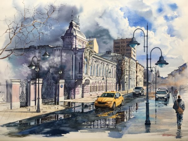 Роберт Файнэл городской пейзаж