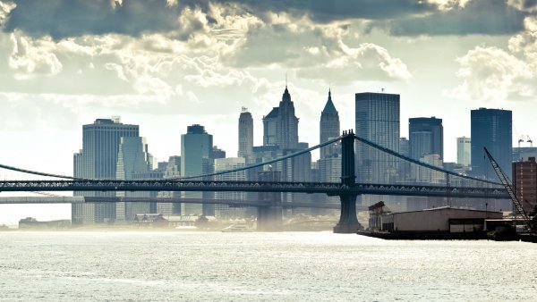 Манхэттен мост Нью-Йорк