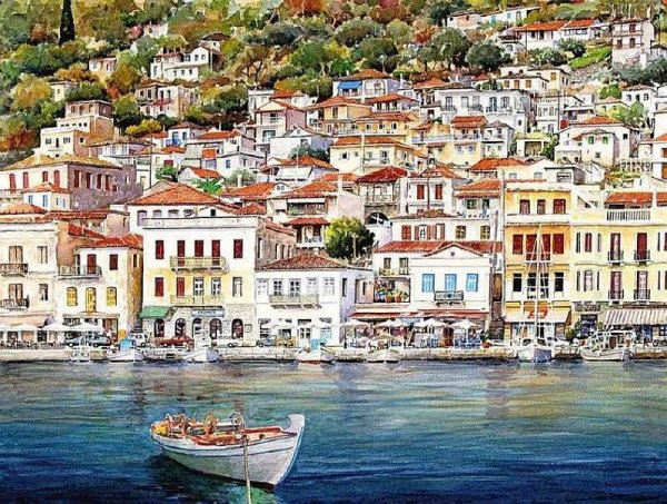 Пантелис Зографос картины Греция