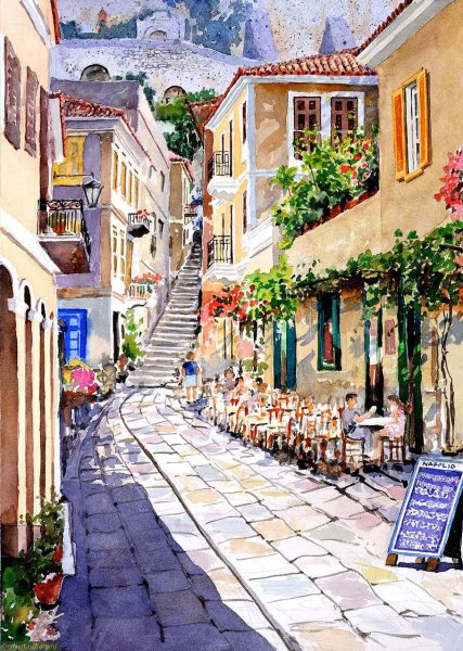 Художник Пантелис зошратос