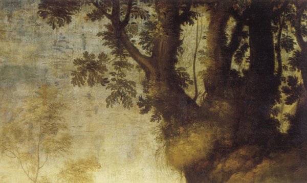 Леонардо Давинчи пейзаж