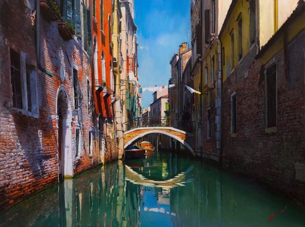 Венеция улицы и каналы