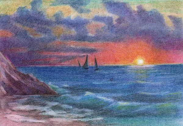 Пейзаж рисунок