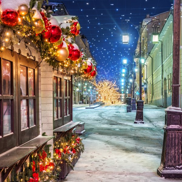 Новогодний город