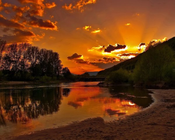 Природа закат