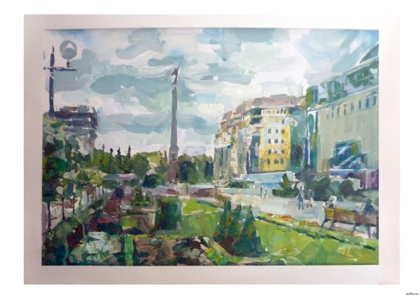 Нарисованный город