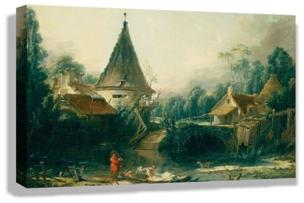 Франсуа Буше "пейзаж в окрестростях Бове"